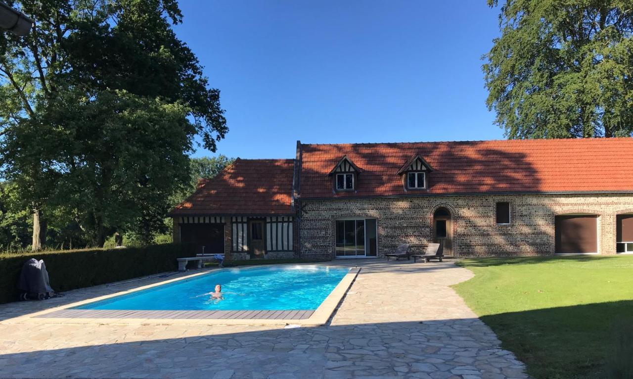 Clos Celeste - Campagne D Etretat Avec Piscine Et Spa Écrainville Exterior foto