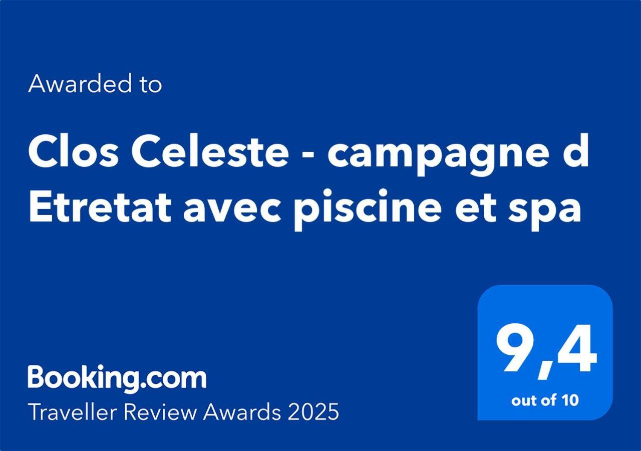 Clos Celeste - Campagne D Etretat Avec Piscine Et Spa Écrainville Exterior foto